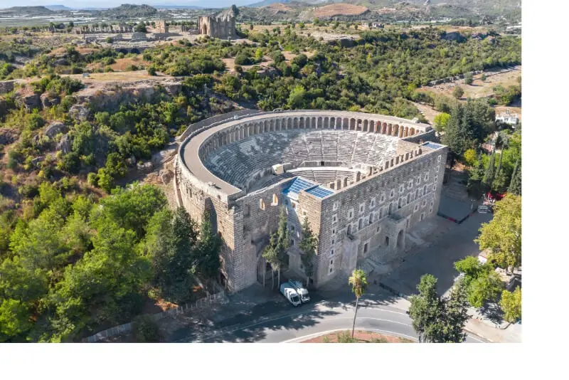 Wycieczka Perge, Aspendos i Wodospad Kurşunlu · 1